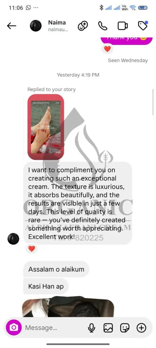 Happy customer
